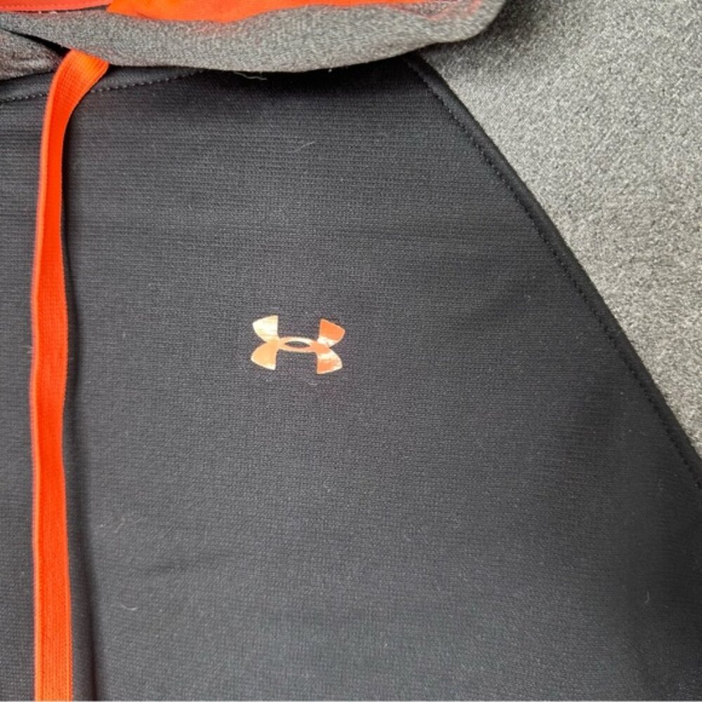 Under Armour Women’s Black and Gray  semi fitted Hoodie - Picture 2 of 8